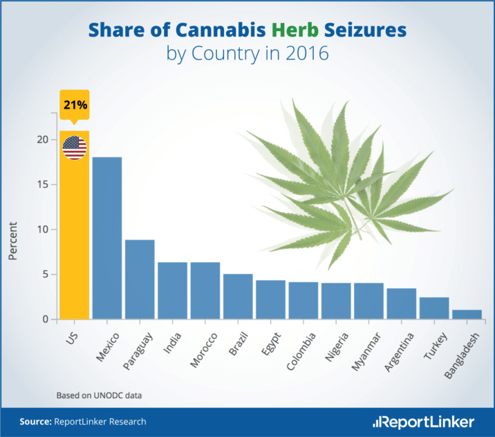 Résine vs. herbe, quel pays consomme quoi ? 2 consommation cannabis monde