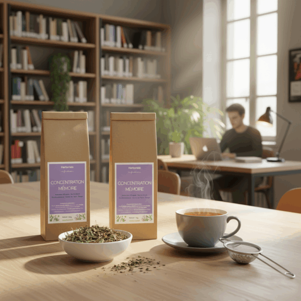 Tisane "Concentration - Mémoire" Tisane "Concentration - Mémoire"