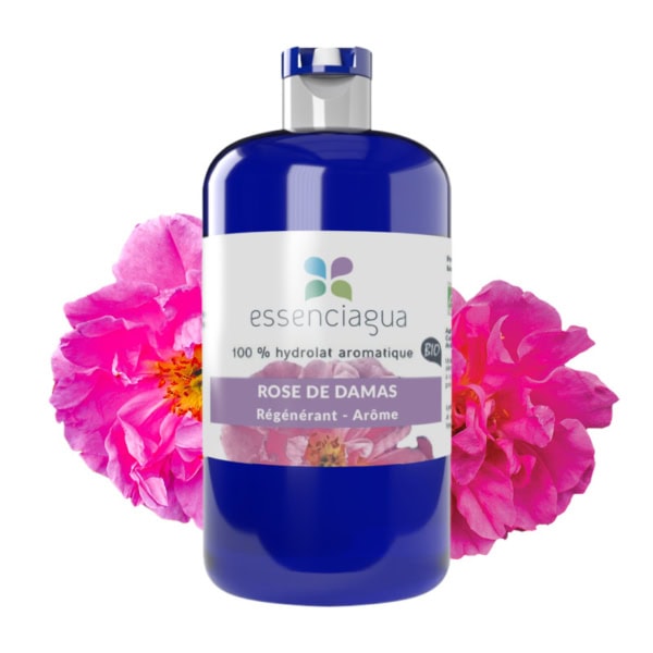 Hydrolat Rose de Damas bio - Essenciagua Hydrolat Rose de Damas bio - Essenciagua