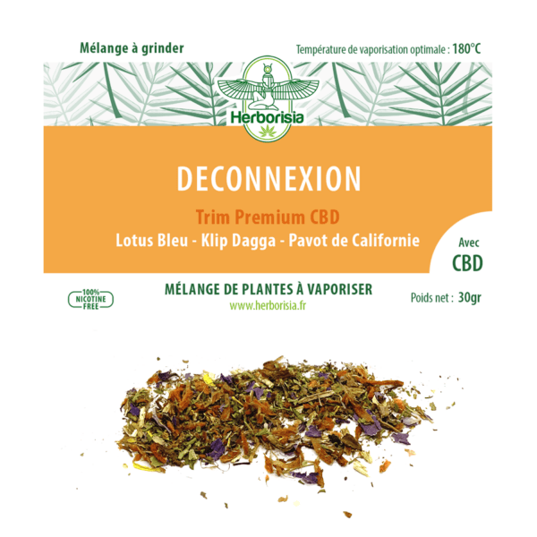 Substitut de tabac | Mélange 100% naturel de plantes à vaporiser et CBD - “Deconnexion” Substitut de tabac | Mélange 100% naturel de plantes à vaporiser et CBD - “Deconnexion”