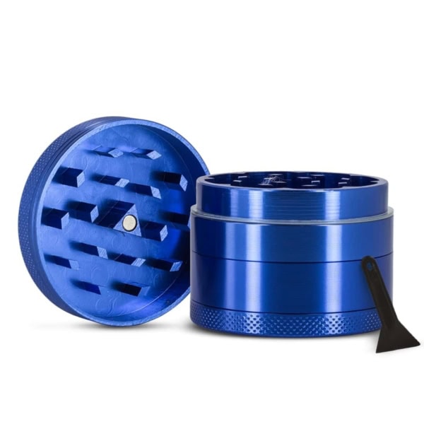 Grinder bleu en alu pour herbes, plantes sèches et CBD Grinder bleu en alu pour herbes, plantes sèches et CBD
