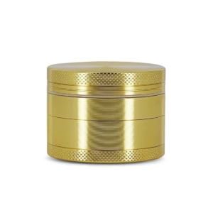 Grinder or | doré en alu pour herbes, plantes sèches et CBD