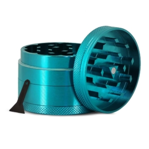 Grinder turquoise en alu pour herbes, plantes sèches et CBD Grinder turquoise en alu pour herbes, plantes sèches et CBD