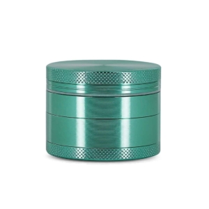 Grinder vert foncé en alu pour herbes, plantes sèches et CBD
