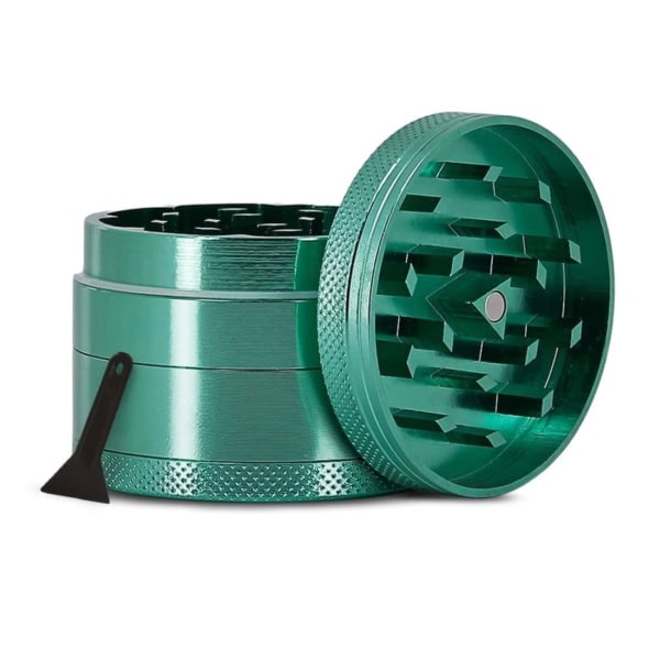 Grinder vert foncé en alu pour herbes, plantes sèches et CBD Grinder vert foncé en alu pour herbes, plantes sèches et CBD