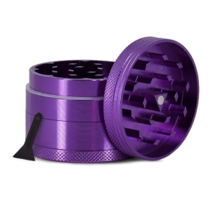 Grinder violet en alu pour herbes, plantes sèches et CBD Grinder violet en alu pour herbes, plantes sèches et CBD