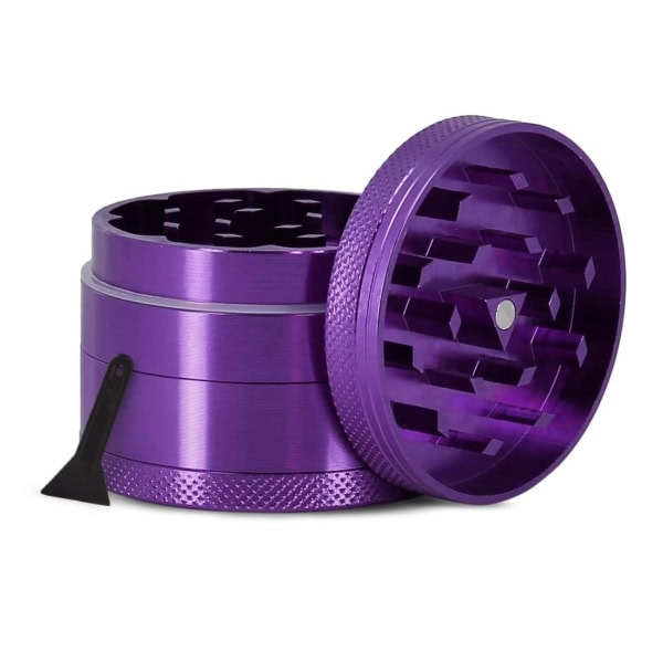 Grinder violet en alu pour herbes, plantes sèches et CBD Grinder violet en alu pour herbes, plantes sèches et CBD