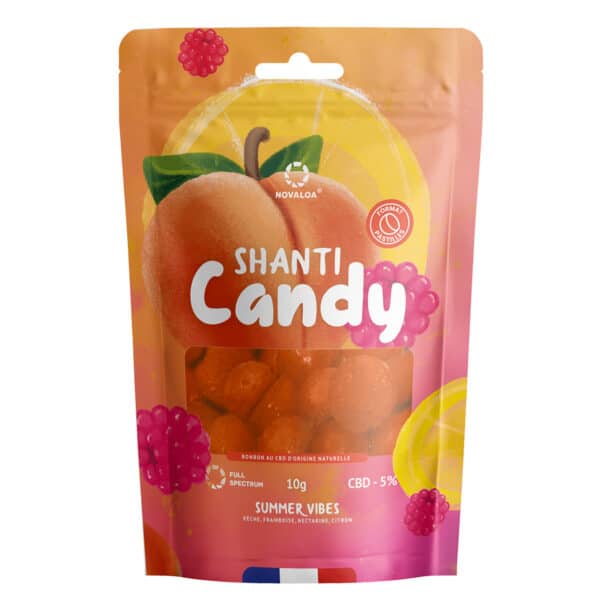 Bonbons CBD pĂȘche, framboise, nectarine et citron vert | 40mg CBD par bonbon Bonbons CBD pĂȘche, framboise, nectarine et citron vert | 40mg CBD par bonbon