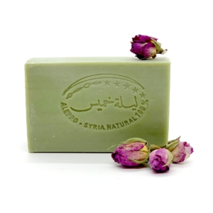 Savon traditionnel d'Alep 20% laurier + Rose de Damas Savon traditionnel d'Alep 20% laurier + Rose de Damas