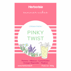 PINKY TWIST-Infusion fraîche-Mocktails PINKY TWIST-Infusion fraîche-Mocktails