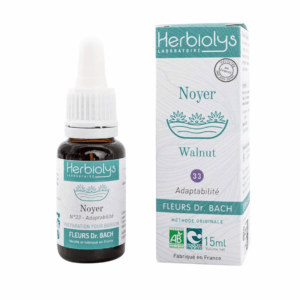 Fleur de Bach N°33 - Noyer (Walnut) BIO - 15ml Fleur de Bach N°33 - Noyer (Walnut) BIO - 15ml