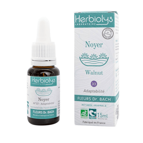 Fleur de Bach N°33 - Noyer (Walnut) BIO - 15ml Fleur de Bach N°33 - Noyer (Walnut) BIO - 15ml