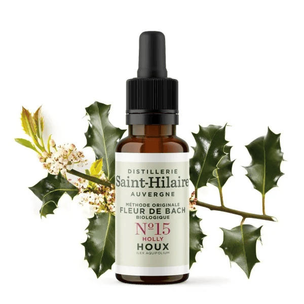Fleur de Bach N°15 - Houx (Holly) BIO Fleur de Bach N°15 - Houx (Holly) BIO
