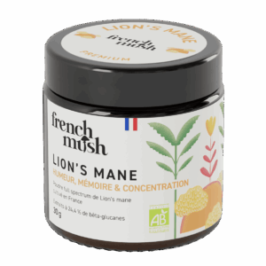 Nouvelle collaboration - French Mush & Herborisia Paris 3 Extrait de Lion's mane biologique en poudre - Champignon médicinal