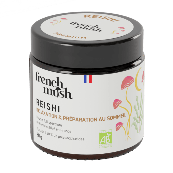 Extrait de Reishi biologique en poudre - Champignon médicinal Extrait de Reishi biologique en poudre - Champignon médicinal