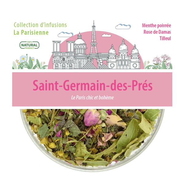 Tisane à offrir "Saint-Germain-Des-Prés" - Collection La Parisienne Tisane à offrir "Saint-Germain-Des-Prés" - Collection La Parisienne