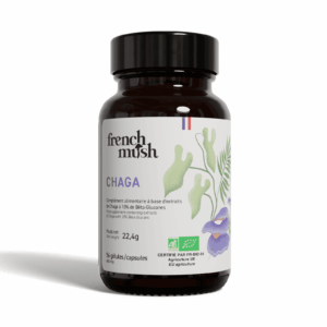 Nouvelle collaboration - French Mush & Herborisia Paris 4 Extrait de Chaga biologique en gélule - Champignon médicinal