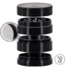 Grinder noir en alu pour herbes, plantes sèches et CBD Grinder noir en alu pour herbes, plantes sèches et CBD