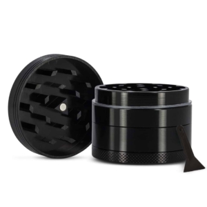 Grinder noir en alu pour herbes, plantes sèches et CBD Grinder noir en alu pour herbes, plantes sèches et CBD