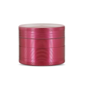 Grinder rose en alu pour herbes, plantes sèches et CBD