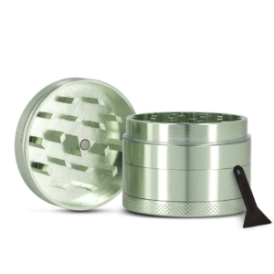 Grinder vert clair en alu pour herbes, plantes sèches et CBD Grinder vert clair en alu pour herbes, plantes sèches et CBD