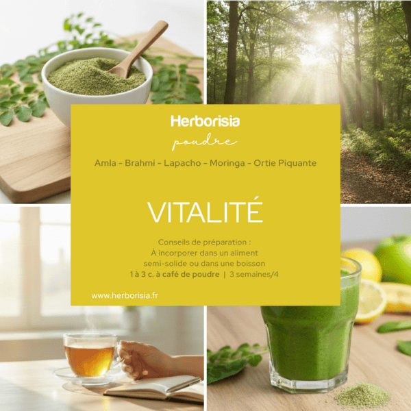 Plantes en poudre "Vitalité" Plantes en poudre "Vitalité"