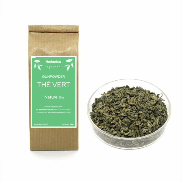 Thé Vert Gunpowder BIO - Nature Thé Vert Gunpowder BIO - Nature
