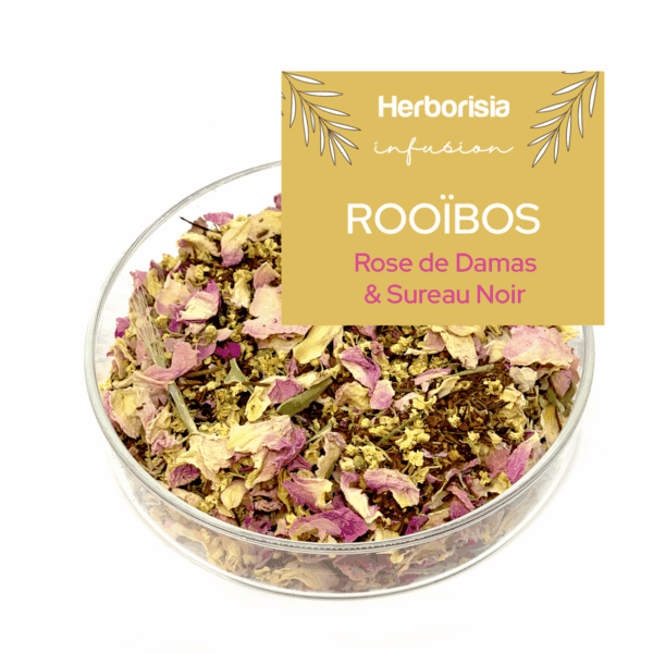 Infusion Rooibos BIO - Rose de Damas & Sureau Noir | Allergies Infusion Rooibos BIO - Rose de Damas & Sureau Noir | Allergies