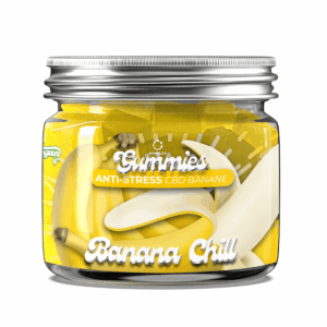Gummies CBD Anti-Stress - Banana Chill - 20mg CBD, GABA & Magnésium par gummy Gummies CBD Anti-Stress - Banana Chill - 20mg CBD, GABA & Magnésium par gummy