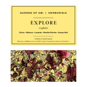 EXPLORE-VIgnette-1200x1200px Infusion "EXPLORE" - Collection Garden Of Abi & Herborisia | Vivifiant & Raffraîchissant