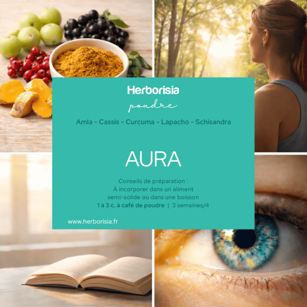 Plantes en poudre "Aura" | Acuité visuelle Plantes en poudre "Aura" | Acuité visuelle