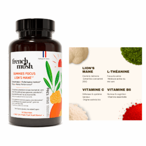Gummies FOCUS - A base de Lion's Mane BIO French Mush | Focus & Concentration