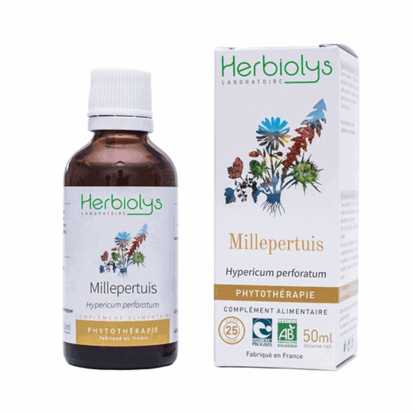 Teinture mère | Extrait de plante - Millepertuis BIO - Herbiolys Teinture mère | Extrait de plante - Millepertuis BIO - Herbiolys