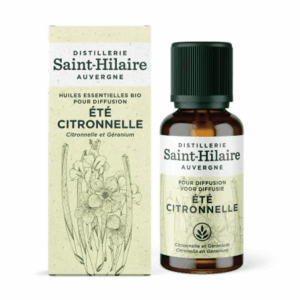 ETE CITRONNELLE Synergie d'Huiles Essentielles Bio à diffuser - Eté Citronnelle 30mL