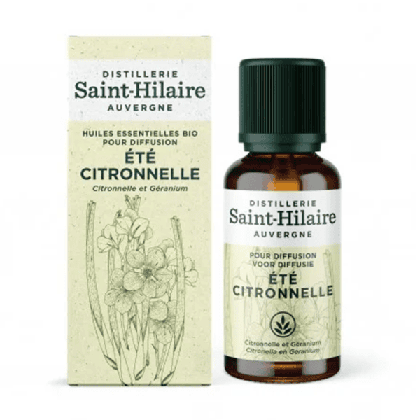 ETE CITRONNELLE Synergie d'Huiles Essentielles Bio à diffuser - Eté Citronnelle 30mL