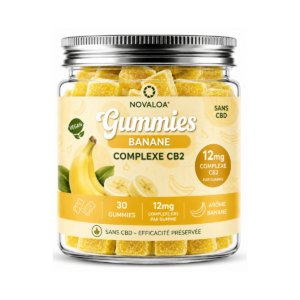 Gummies Banane | Complexe CB2 - 12mg CB2 - Sans CBD - 90 grammes Gummies Banane | Complexe CB2 - 12mg CB2 - Sans CBD - 90 grammes