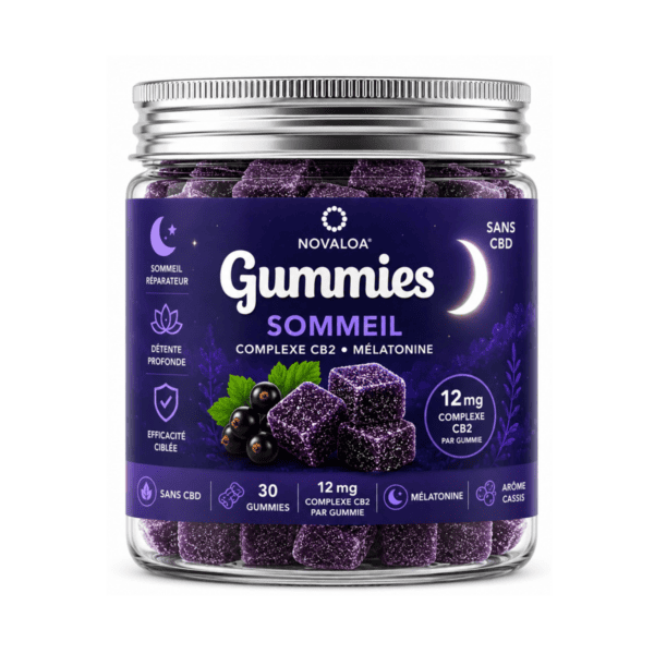 Gummies Sommeil | Complexe CB2 - 12mg CB2 - Sans CBD - 90 grammes Gummies Sommeil | Complexe CB2 - 12mg CB2 - Sans CBD - 90 grammes
