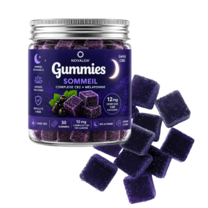 Gummies Sommeil | Complexe CB2 - 12mg CB2 - Sans CBD - 90 grammes