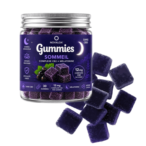 Gummies Sommeil | Complexe CB2 - 12mg CB2 - Sans CBD - 90 grammes Gummies Sommeil | Complexe CB2 - 12mg CB2 - Sans CBD - 90 grammes