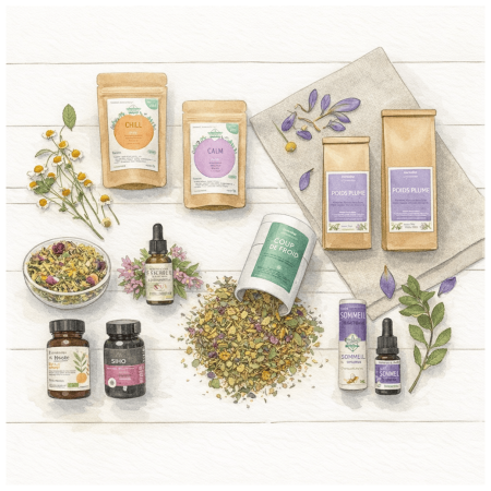 Sélection produits Herborisia : Infusions, CBD, Champignons médicinaux, Shlajit
